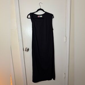 Free People Beach Black Sleeveless Maxi Dress - Classic Minimalist Style